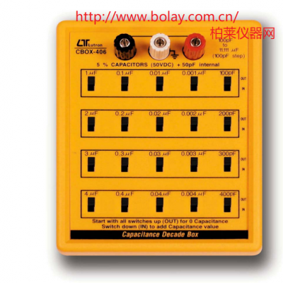 路昌LUTRON CBOX-406 電容箱測試儀