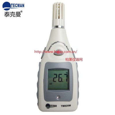泰克曼 TM820M數字MINI型溫濕度計|T