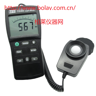 泰仕TES-1335數位式照度計|TES1335