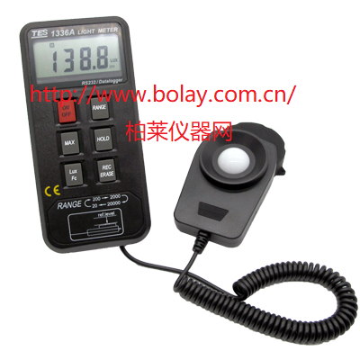 泰仕TES-1336A數位式照度計|TES1336