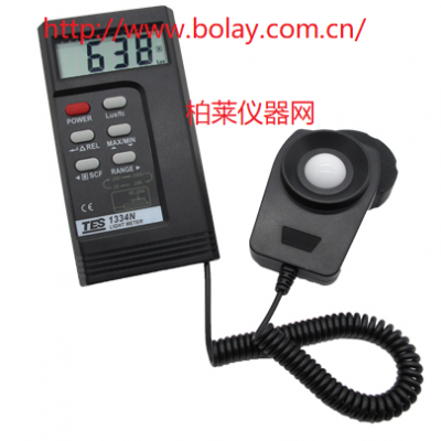 泰仕TES-1334N數位式照度計|TES1334