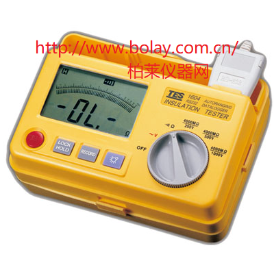 泰仕TES-1604RS-232記錄式數位絕緣