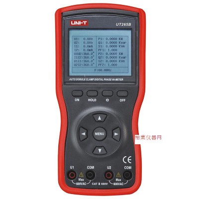 優利德 UT265B 智能雙鉗數字相位伏