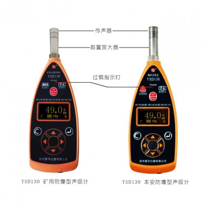 杭州愛華 YSD130型礦用本安型聲級(jí)計(jì)