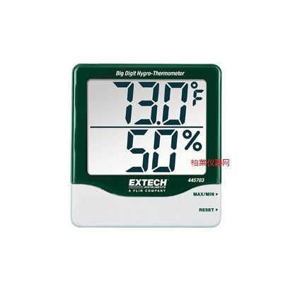 艾示科 445703大數字溫濕度計EXTECH